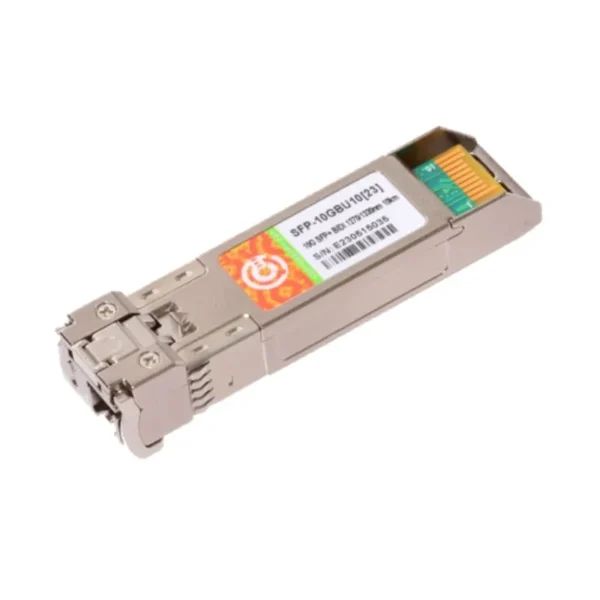 Transceiver SFP+ Bidireccional 10G, Monomodo BX-U, Upstream, alcance 10km, 1270nm-TX/1330nm-RX, LC Simplex, Compatibilidad E0N